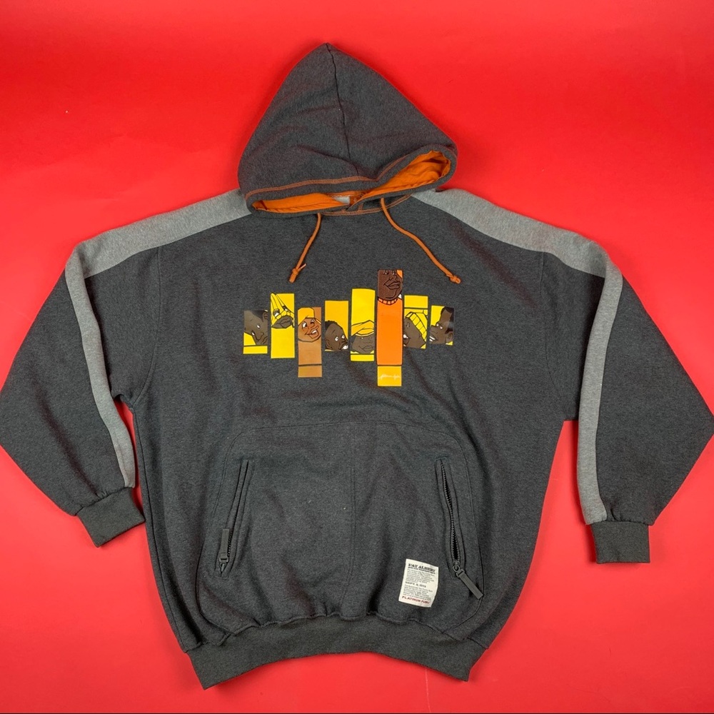Vintage Platinum Fubu hoodie sweatshirt 🧡💛